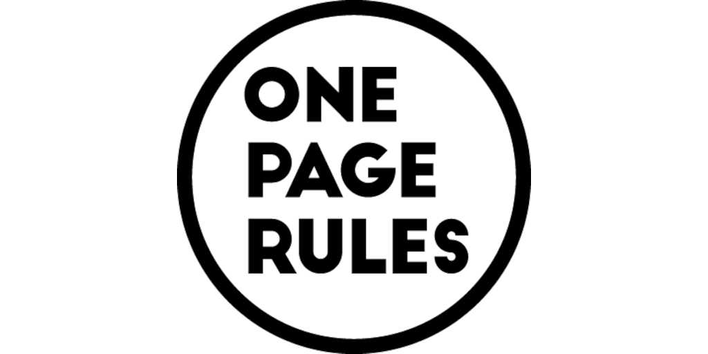 One Page Rules