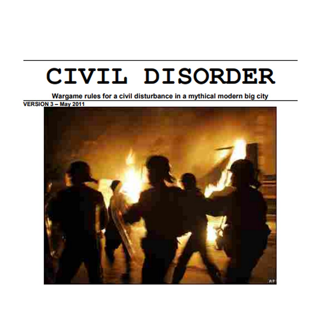 Civil Disorder Rules