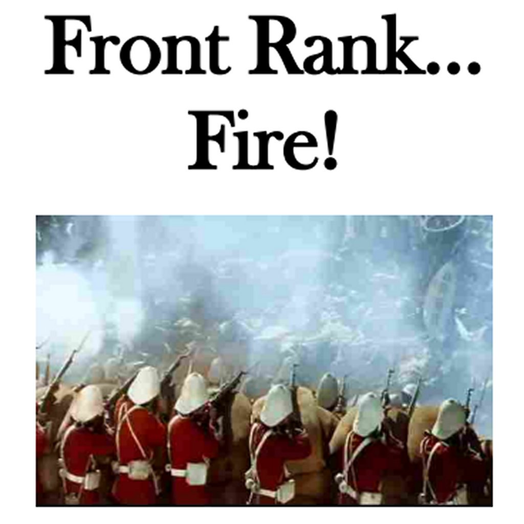 Front Rank Fire! Rules