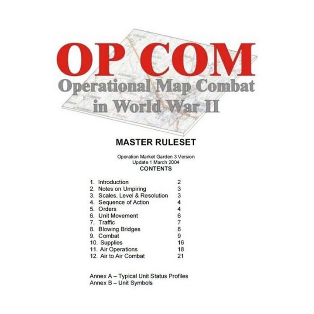 Operational Map Combat (OpCom) Rules